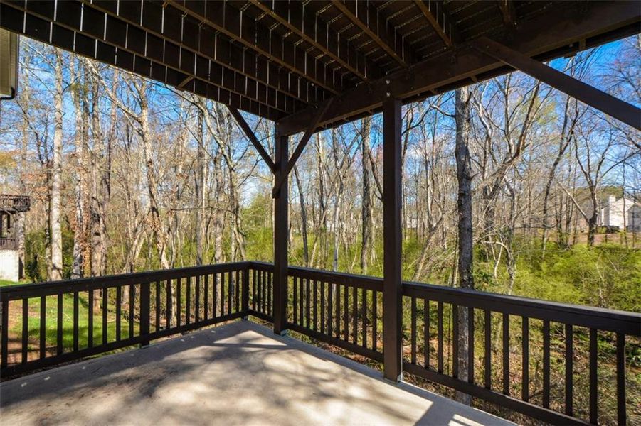 Exterior details and patio area of a home in , Winder (Image 29).