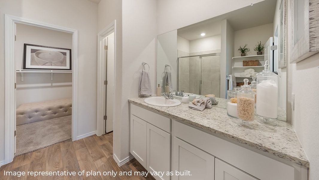 Furnished interior view inside a new home in Blue Ridge Ranch, San Antonio (Image 17).