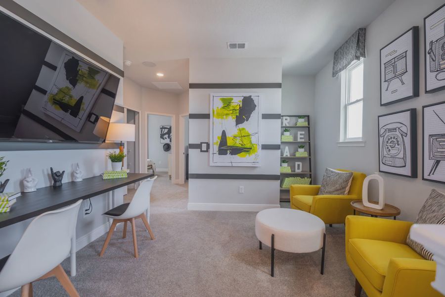 Representative furnished interior of a home built from the Viola by Jones Homes USA in Havenfield at Crossprairie, St. Cloud (Image 2). Representative furnished interior of a home built from the Viola by Jones Homes USA in Havenfield at Crossprairie, St. Cloud (Image 2).