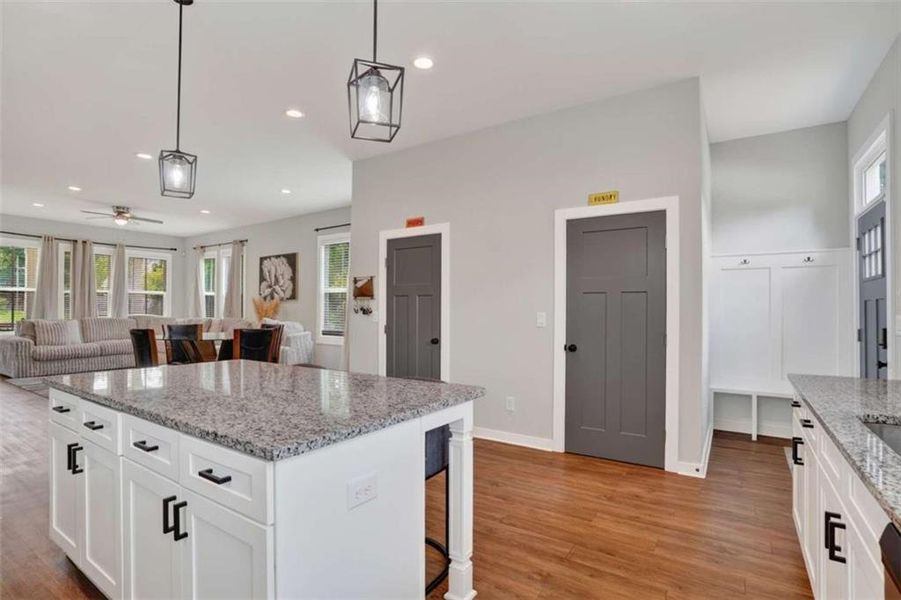 Furnished interior view inside a new home in , Atlanta (Image 25).