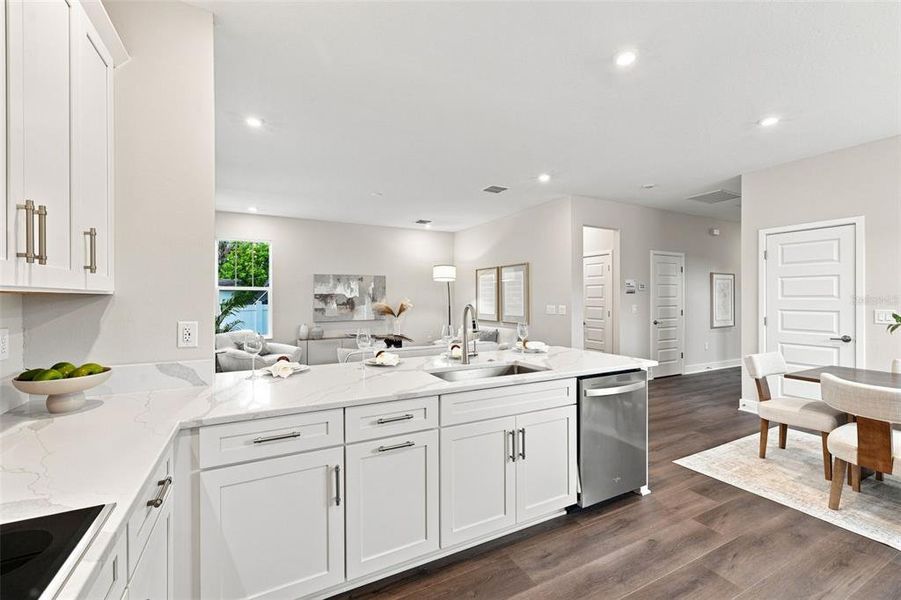 Furnished interior view inside a new home in , St. Petersburg (Image 19).