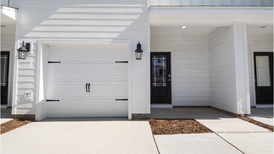 Exterior details and patio area of a home in Bayside at Ward Creek, Panama City Beach (Image 2).