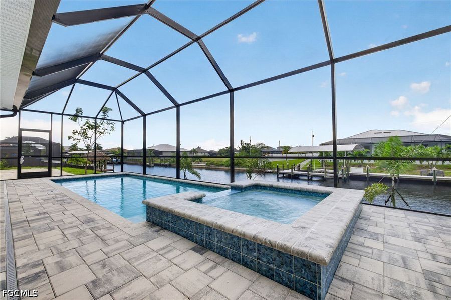 Exterior details and patio area of a home in Cape Coral, Cape Coral (Image 19). Exterior details and patio area of a home in Cape Coral, Cape Coral (Image 19).