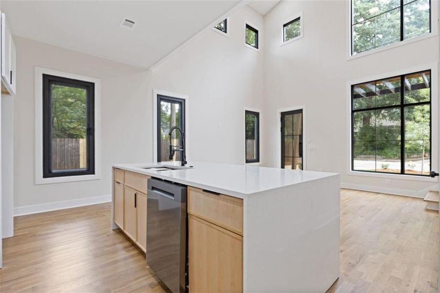 Furnished interior view inside a new home in , Atlanta (Image 7).