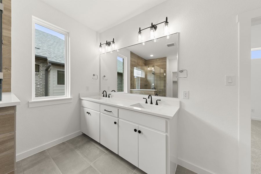 Furnished interior view inside a new home in Willow Grove Single-Family Homes, Melissa (Image 18). Furnished interior view inside a new home in Willow Grove Single-Family Homes, Melissa (Image 18).