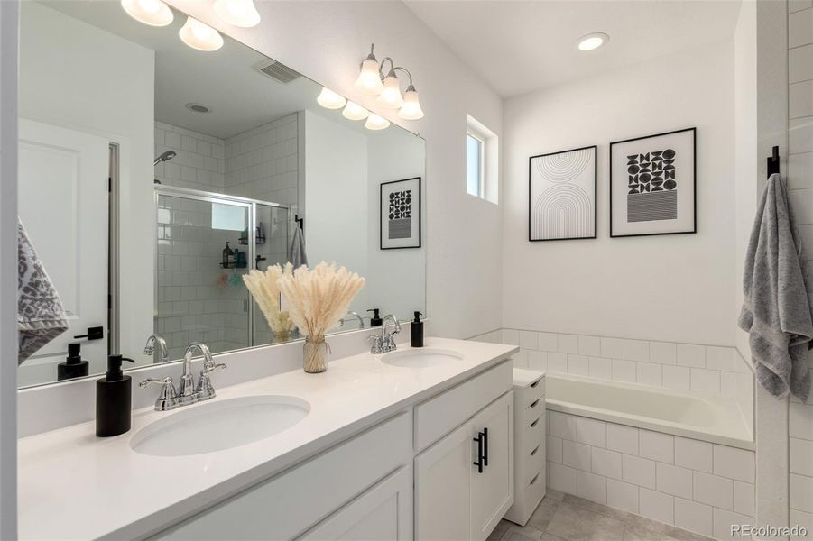 Furnished interior view inside a new home in , Littleton (Image 3).