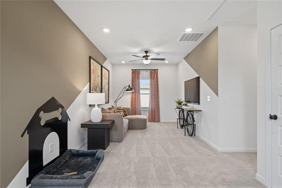 Furnished interior view inside a new home in Meadowbrook, Cartersville (Image 10). Furnished interior view inside a new home in Meadowbrook, Cartersville (Image 10).