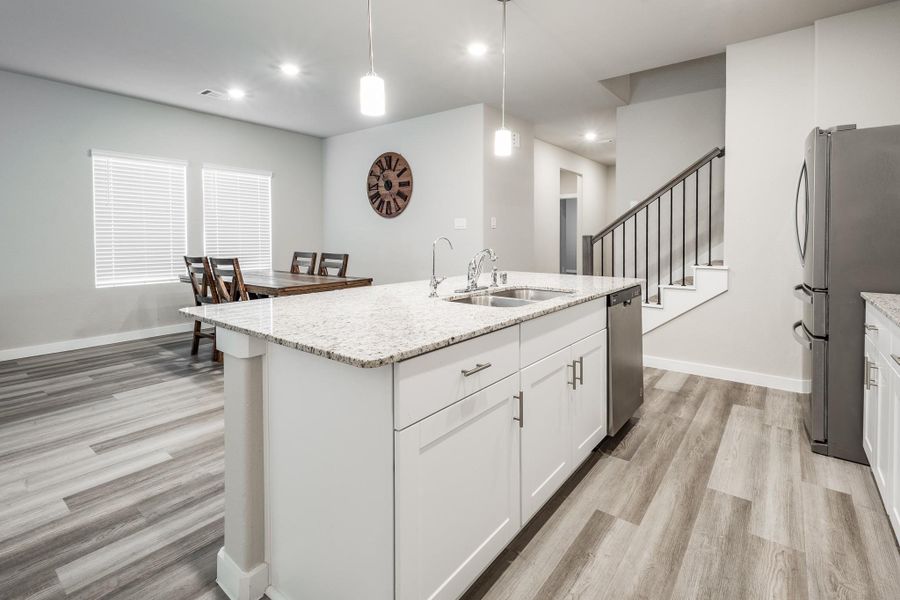 Furnished interior view inside a new home in Heights of Barbers Hill, Baytown (Image 16).