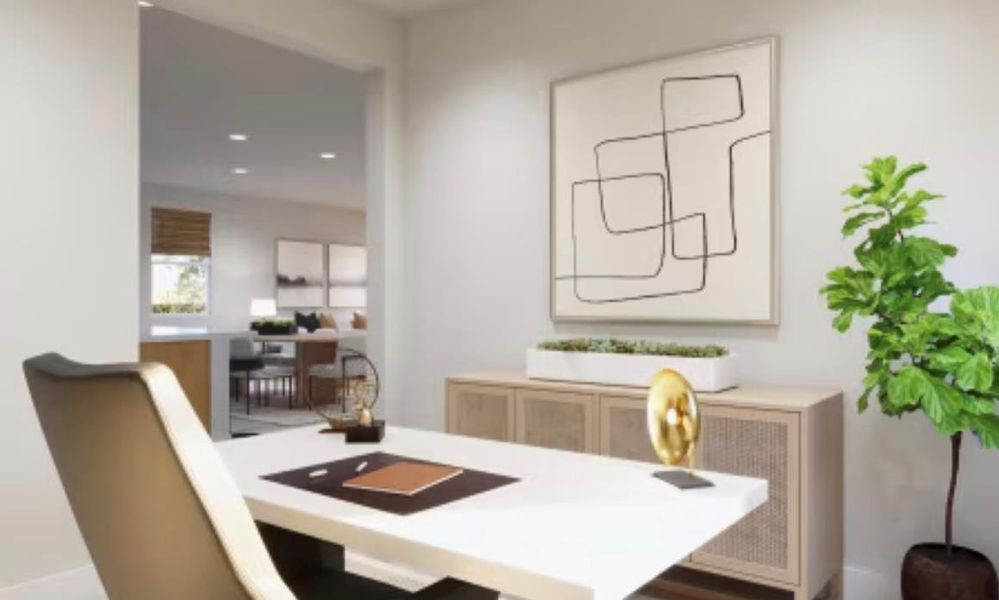 Furnished interior view inside a new home in Sage Collection – Freedom at Anthem, Kyle (Image 4).