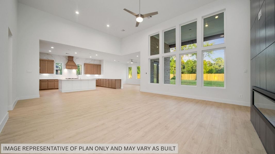 Representative unfurnished interior of a home built from the Portifino by D.R. Horton in Butlers Bend Estates, Pinehurst (Image 23).