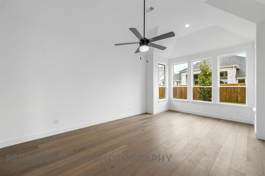 Spacious, unfurnished interior of a new home in Elyson: 80ft. lots, Katy (Image 16).