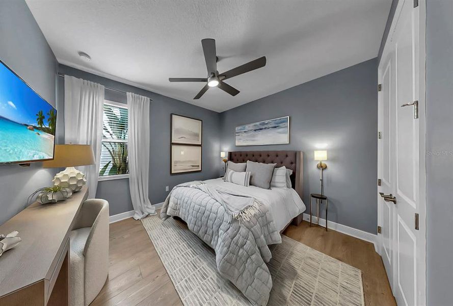 Furnished interior view inside a new home in , Sarasota (Image 12).