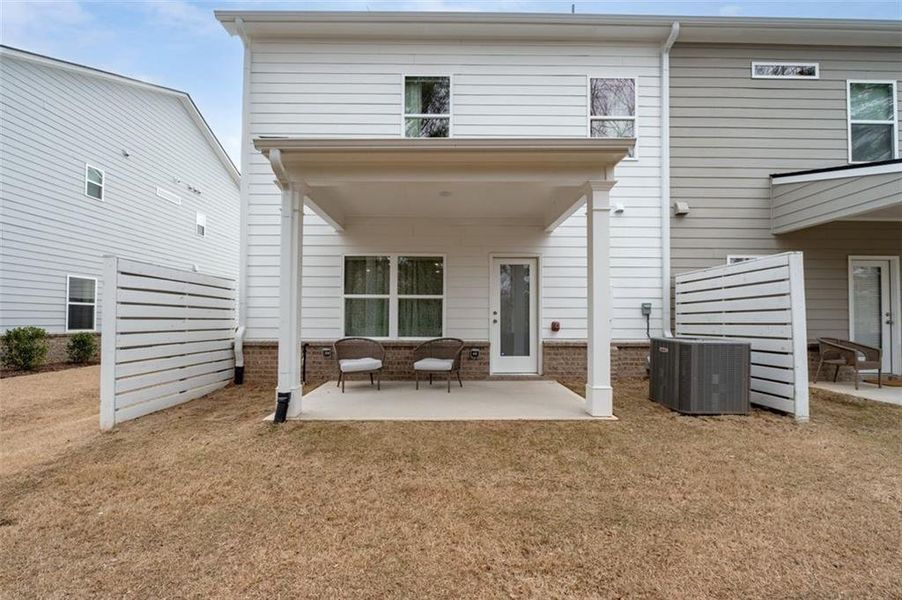 Exterior details and patio area of a home in , Sugar Hill (Image 25).