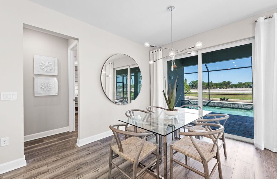 Furnished interior view inside a new home in The Strand at Cedar Grove, North Port (Image 8).