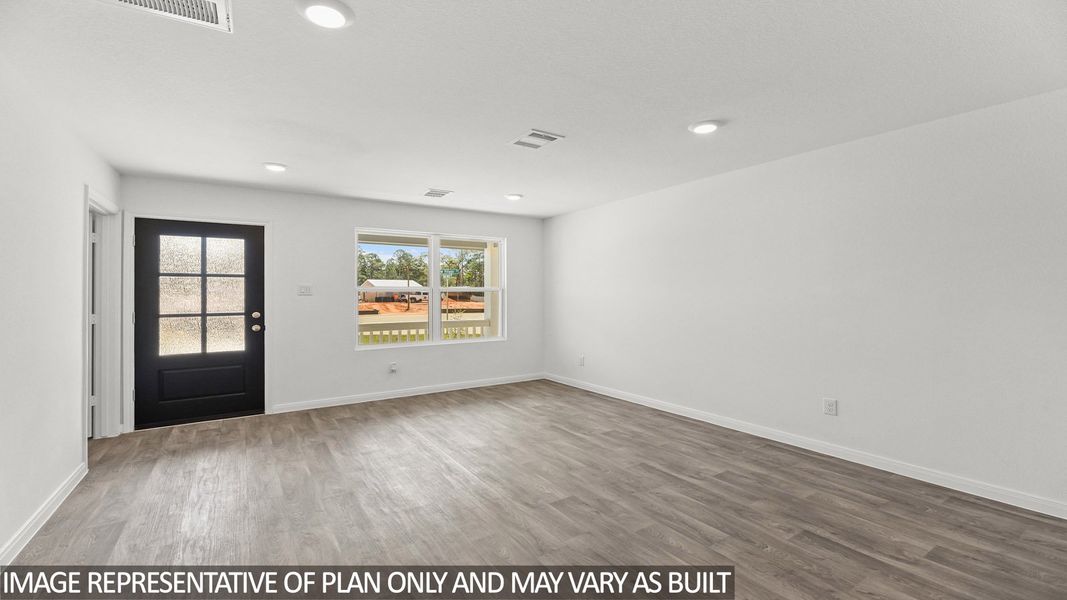 Spacious, unfurnished interior of a new home in Castles Edge, Willis (Image 10).