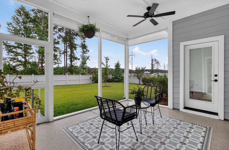 Exterior details and patio area of a home in , Summerville (Image 4).