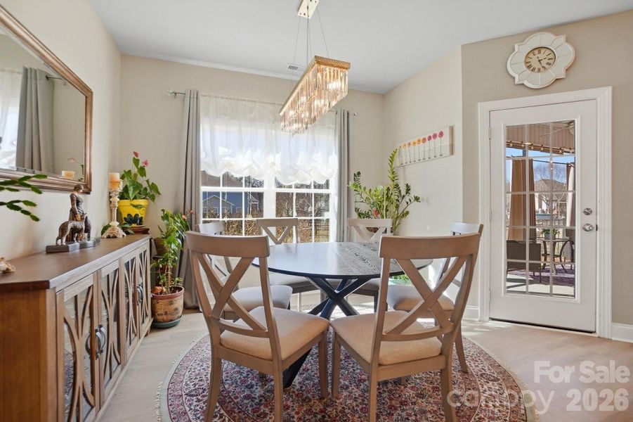 Furnished interior view inside a new home in , Locust (Image 27).