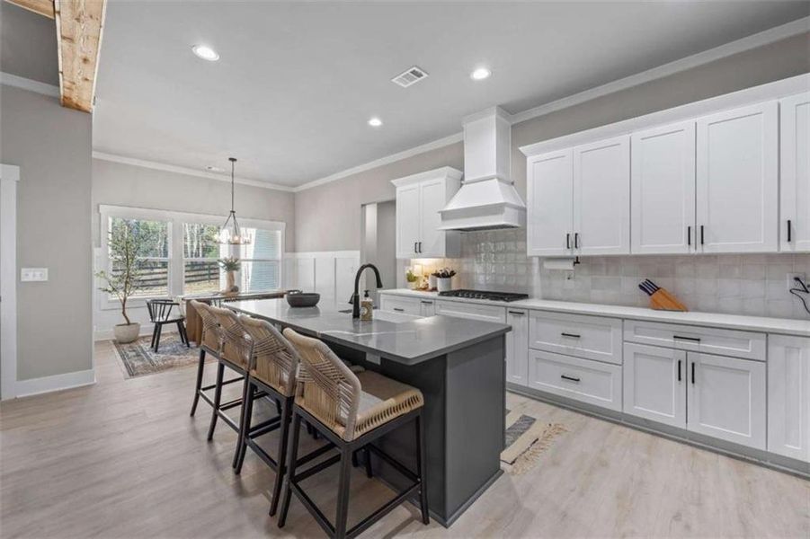 Furnished interior view inside a new home in , Monroe (Image 7).