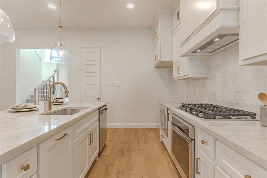 Furnished interior view inside a new home in , Aledo (Image 9).