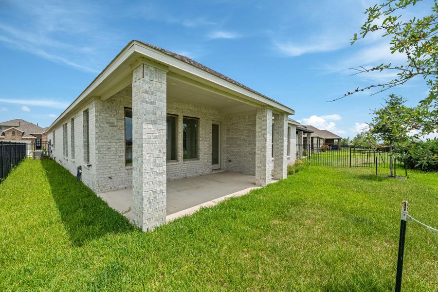 Exterior details and patio area of a home in , Cypress (Image 24). Exterior details and patio area of a home in , Cypress (Image 24).