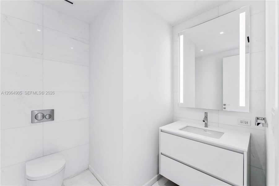 Furnished interior view inside a new home in , Miami (Image 12).