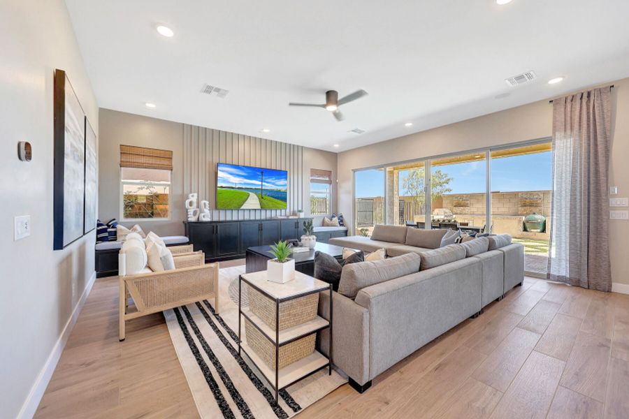 Representative furnished interior of a home built from the Mahogany by Mattamy Homes in Landmarke, Queen Creek (Image 31).