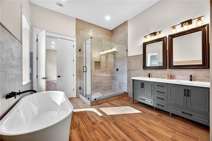 Furnished interior view inside a new home in , Forest Park (Image 5). Furnished interior view inside a new home in , Forest Park (Image 5).