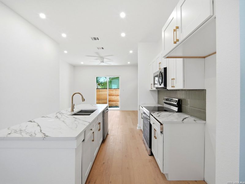 Furnished interior view inside a new home in , San Antonio (Image 6).