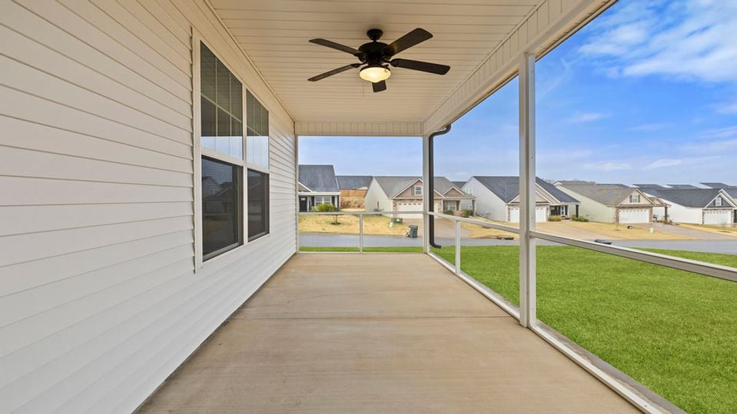 Exterior details and patio area of a home in Rutledge Estates, Woodruff (Image 20).