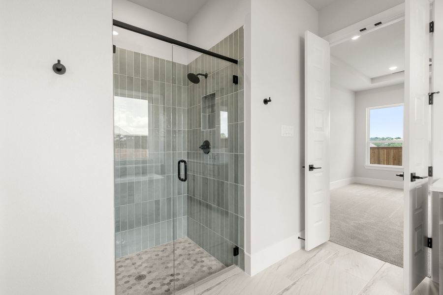 Furnished interior view inside a new home in Rio Vista at Kelly Ranch, Aledo (Image 16). Furnished interior view inside a new home in Rio Vista at Kelly Ranch, Aledo (Image 16).