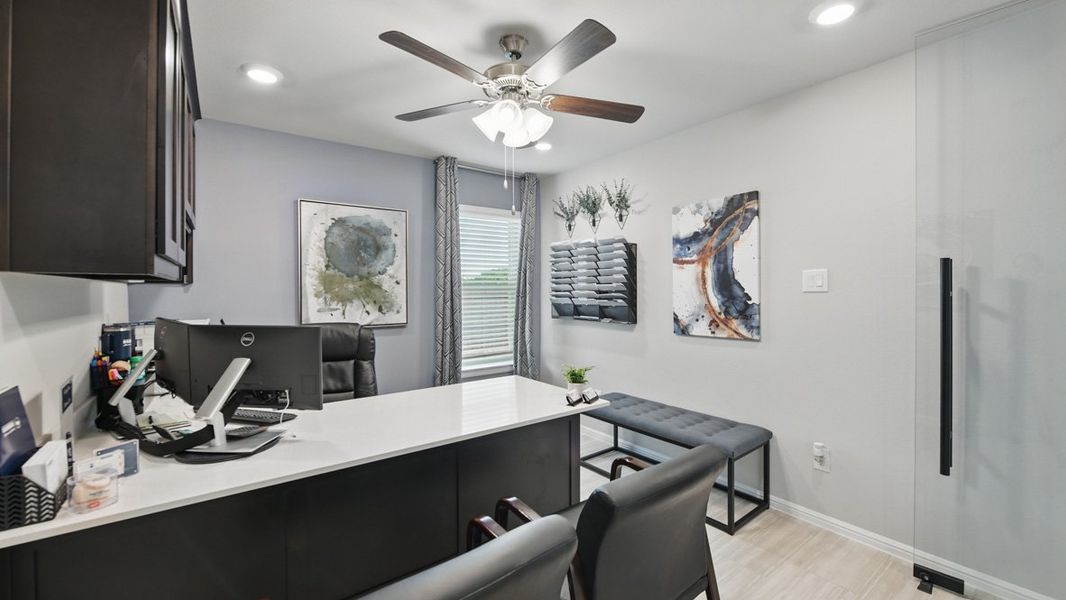 Furnished interior view inside a new home in Hickory Grove, Krum (Image 30).