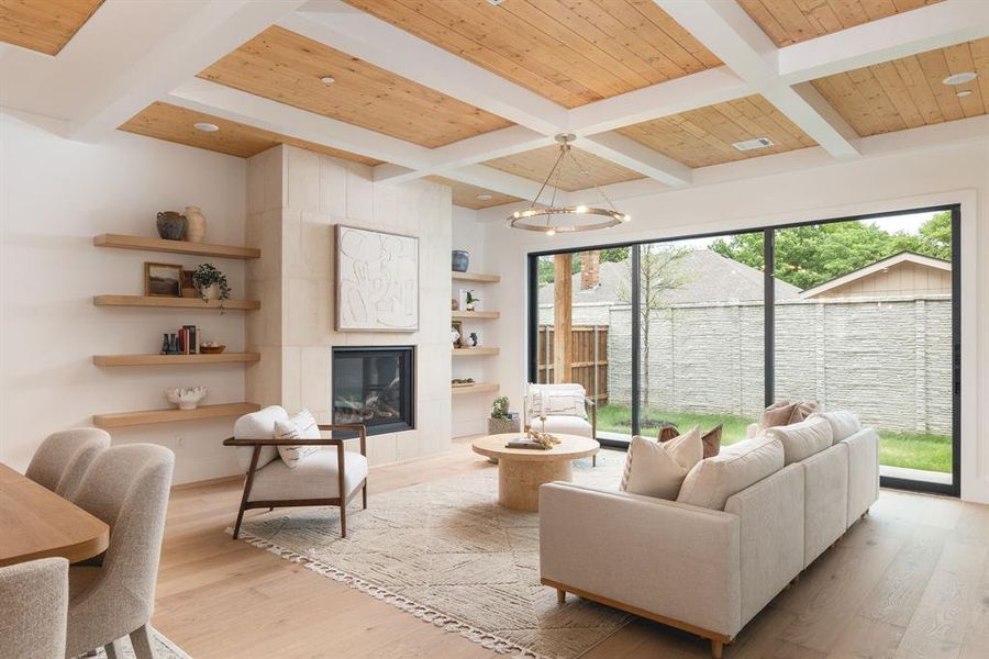 Furnished interior view inside a new home in Dove Station, Grapevine (Image 15).