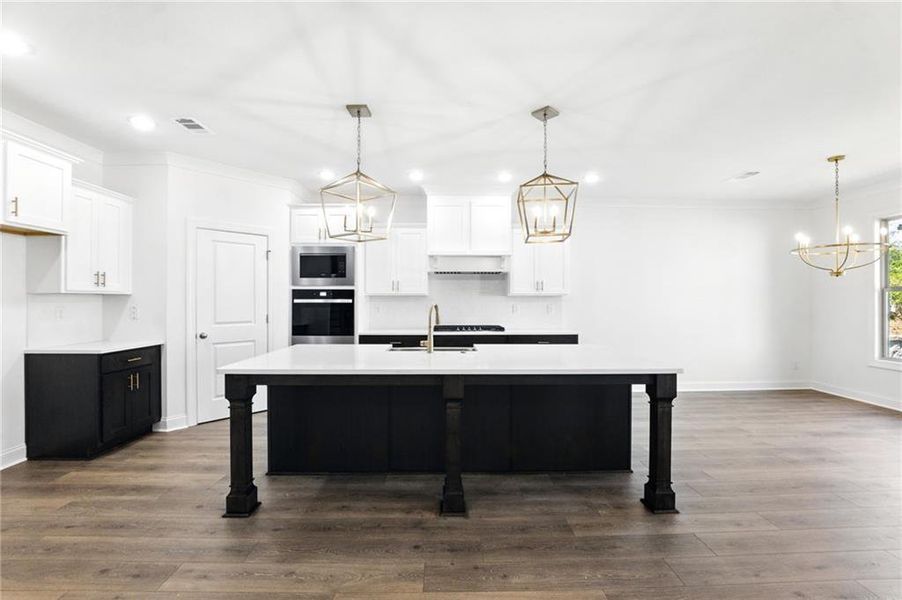 Furnished interior view inside a new home in , Buford (Image 15).