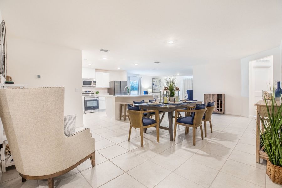Representative furnished interior of a home built from the Marigold by Maronda Homes in Coastal Communities, Edgewater (Image 8).