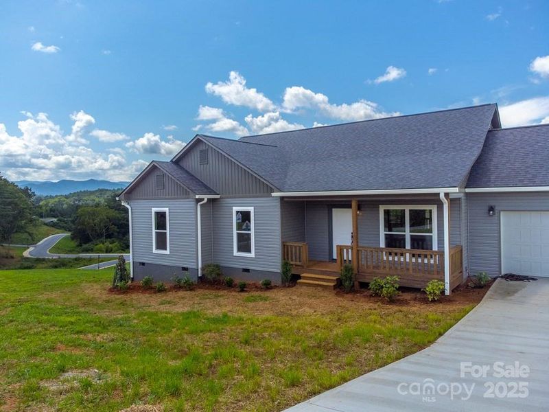 Front exterior of a new home in , Franklin, NC, highlighting curb appeal (Image 23). Front exterior of a new home in , Franklin, NC, highlighting curb appeal (Image 23).