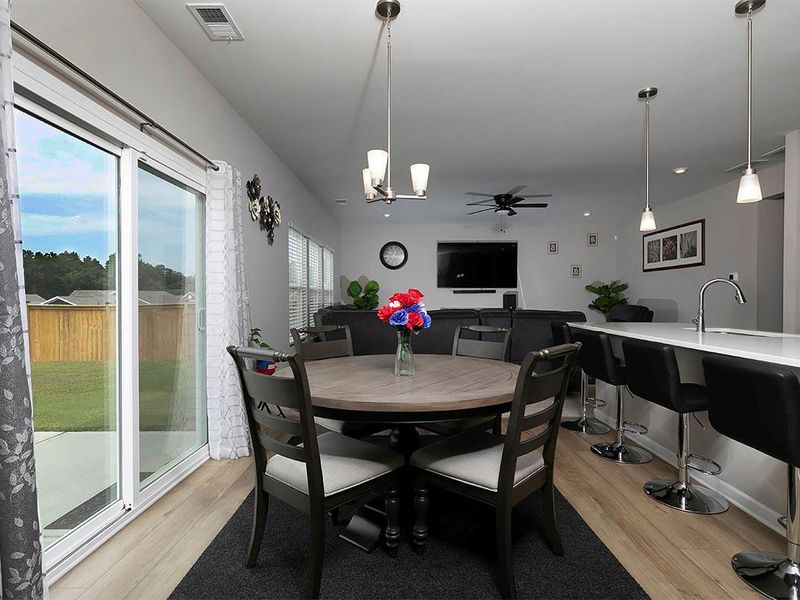Furnished interior view inside a new home in , Dallas (Image 13). Furnished interior view inside a new home in , Dallas (Image 13).