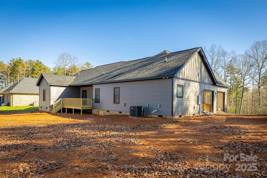 Exterior details and patio area of a home in , Morganton (Image 3). Exterior details and patio area of a home in , Morganton (Image 3).