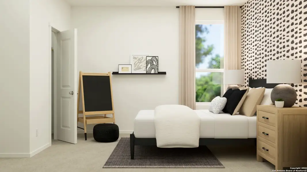 Furnished interior view inside a new home in Guadalupe Heights, Seguin (Image 33).