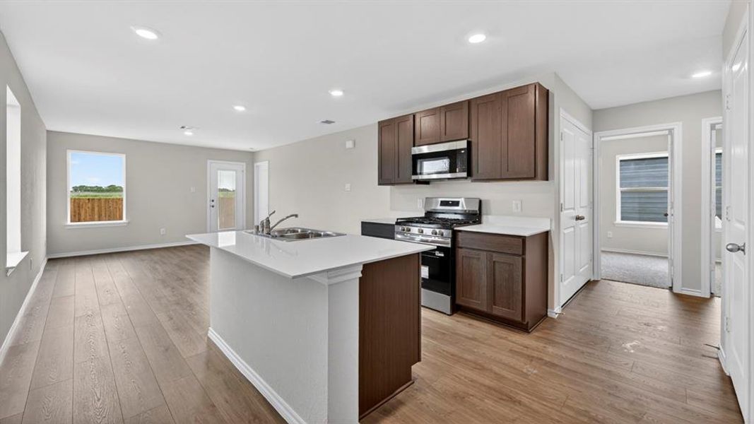 Furnished interior view inside a new home in The Hills of Sherman, Sherman (Image 5).