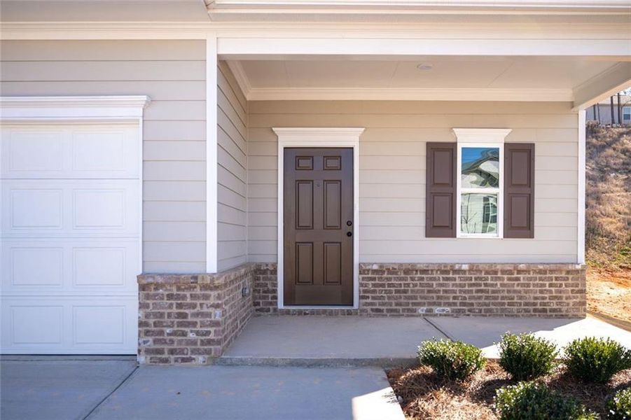 Exterior details and patio area of a home in Varnell Preserve, Dalton (Image 23). Exterior details and patio area of a home in Varnell Preserve, Dalton (Image 23).