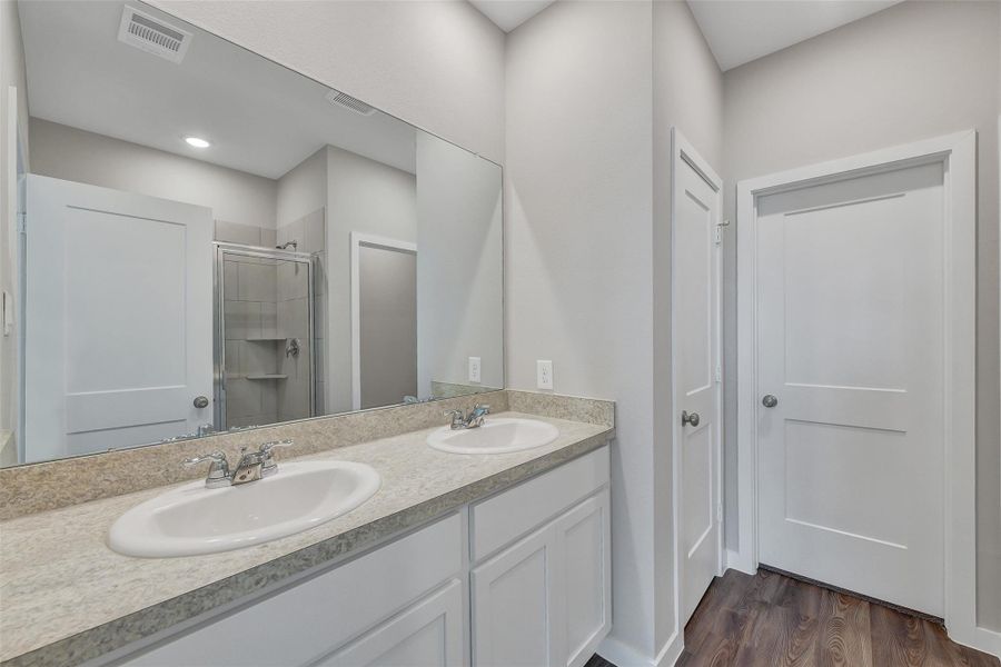 Furnished interior view inside a new home in Barrett Crossing, Crosby (Image 9).