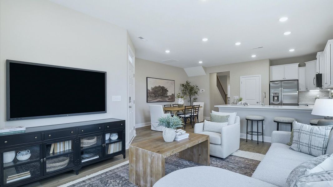 Representative furnished interior of a home built from the Winchester by DRB Homes in Mason Grove, Franklinton (Image 23).