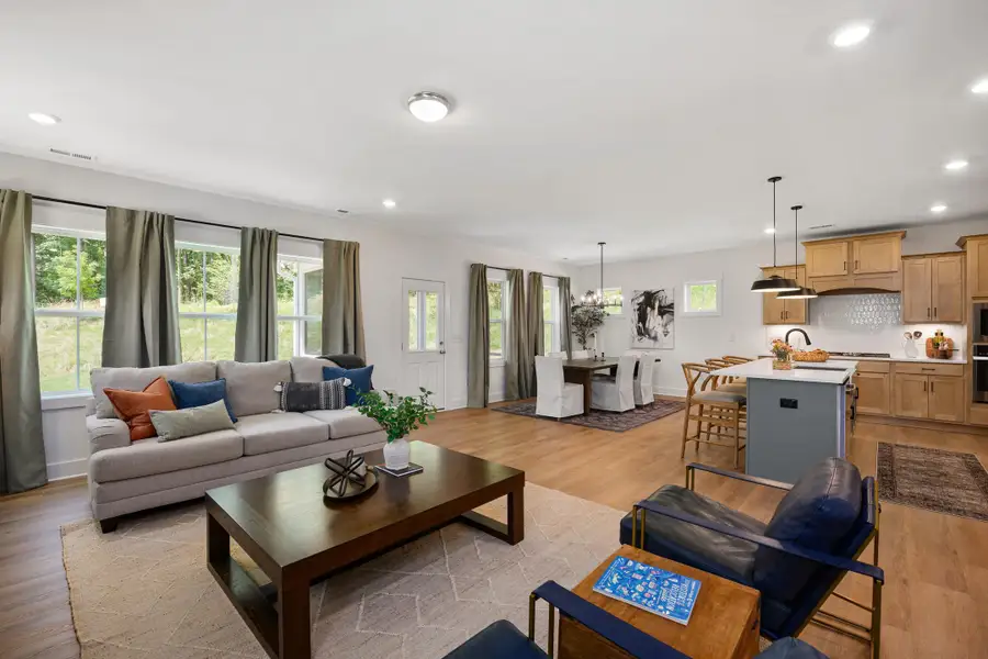 Representative furnished interior of a home built from the Lucky by Garman Homes in Golden Gate, High Point (Image 8).