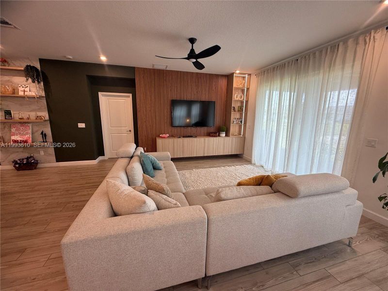 Furnished interior view inside a new home in Tradition, Port St. Lucie (Image 38).