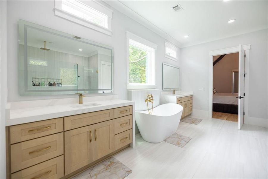 Furnished interior view inside a new home in , Buford (Image 6).