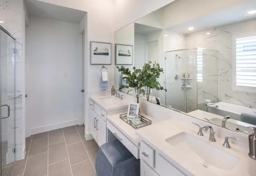 Representative Primary Bathroom - some options shown