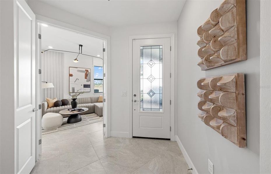 Furnished interior view inside a new home in Del Webb Catalina, Lakewood Ranch (Image 7). Furnished interior view inside a new home in Del Webb Catalina, Lakewood Ranch (Image 7).