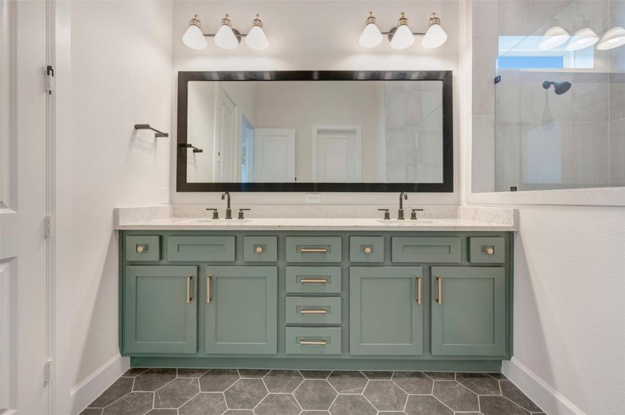 Furnished interior view inside a new home in Harvest Green - Reserve Collection, Richmond (Image 3).