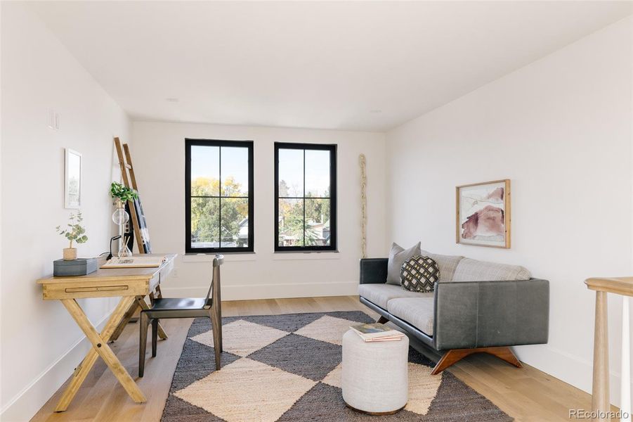 Furnished interior view inside a new home in , Denver (Image 14). Furnished interior view inside a new home in , Denver (Image 14).