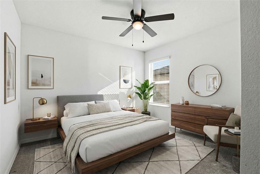 Furnished interior view inside a new home in Prosperity Lakes, Parrish (Image 35).